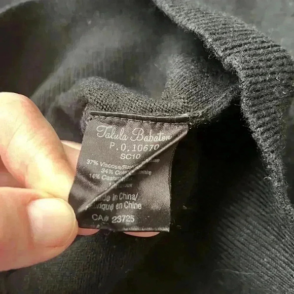 TALULA Babaton | Aritzia black cashmere blend vest with buttons - Picture 8 of 11